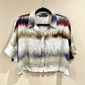 🔥Zara Multicolor Tie-Dye Women's Top🔥